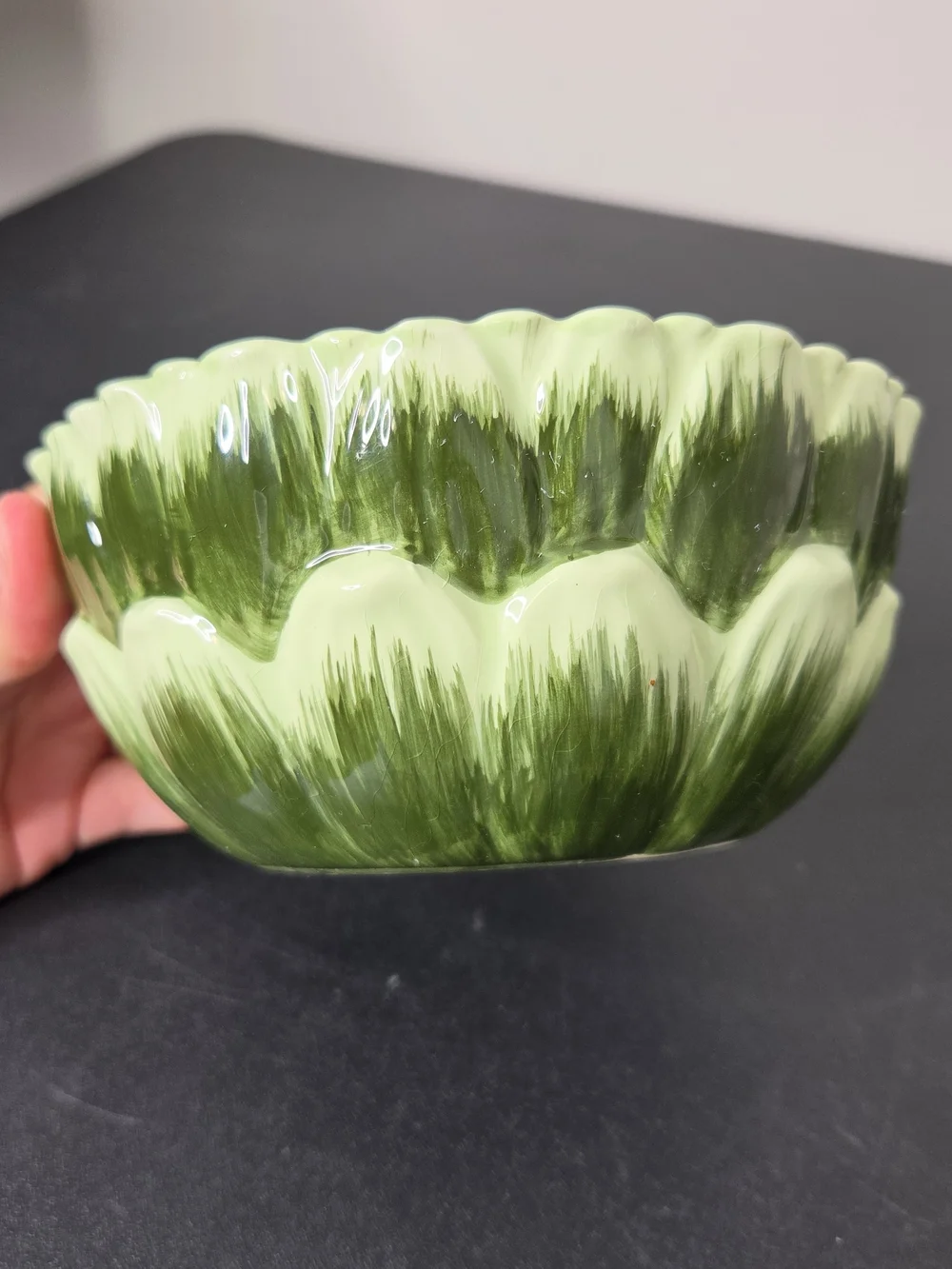 Martha Stewart Farmhouse Collection Green Artichoke Or Cabbage Style Prep Bowl